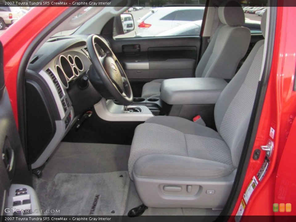 Graphite Gray Interior Photo for the 2007 Toyota Tundra SR5 CrewMax #52612220