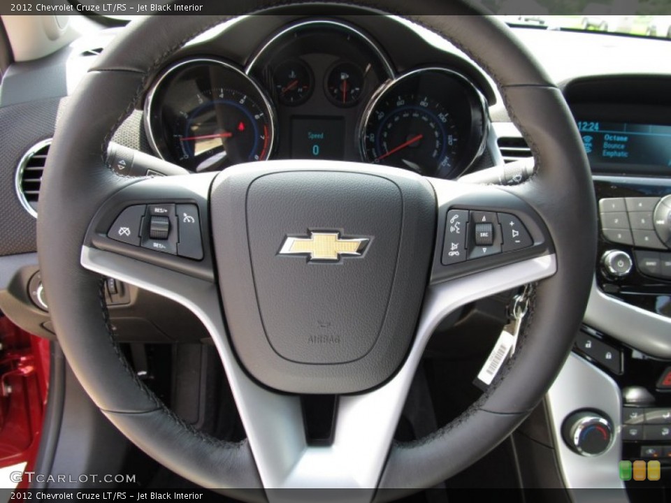 Jet Black Interior Steering Wheel for the 2012 Chevrolet Cruze LT/RS #52613075