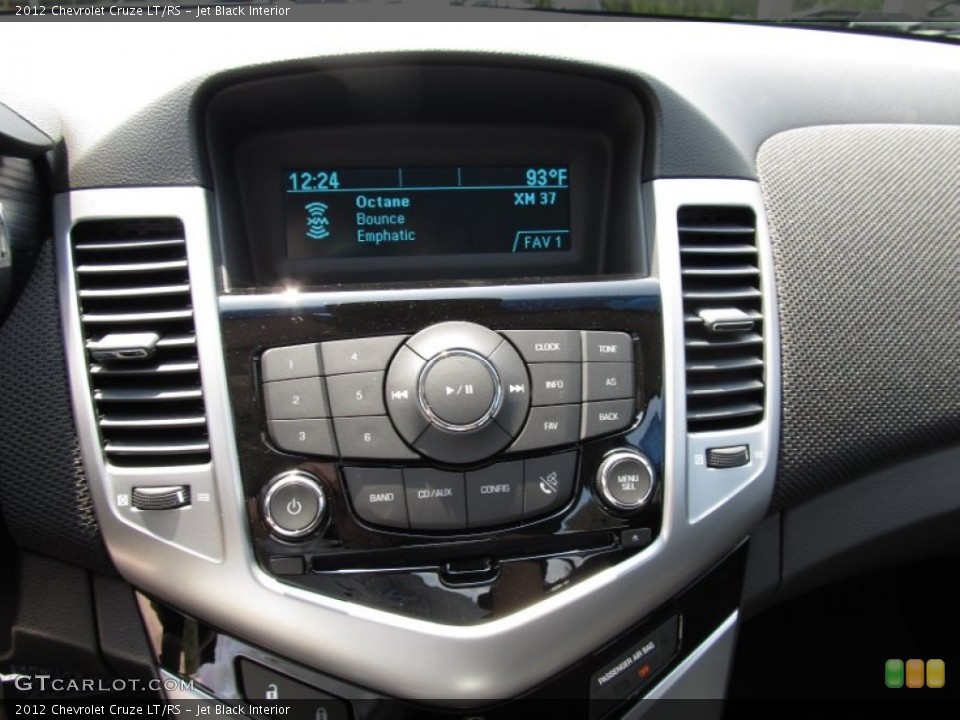 Jet Black Interior Controls for the 2012 Chevrolet Cruze LT/RS #52613087