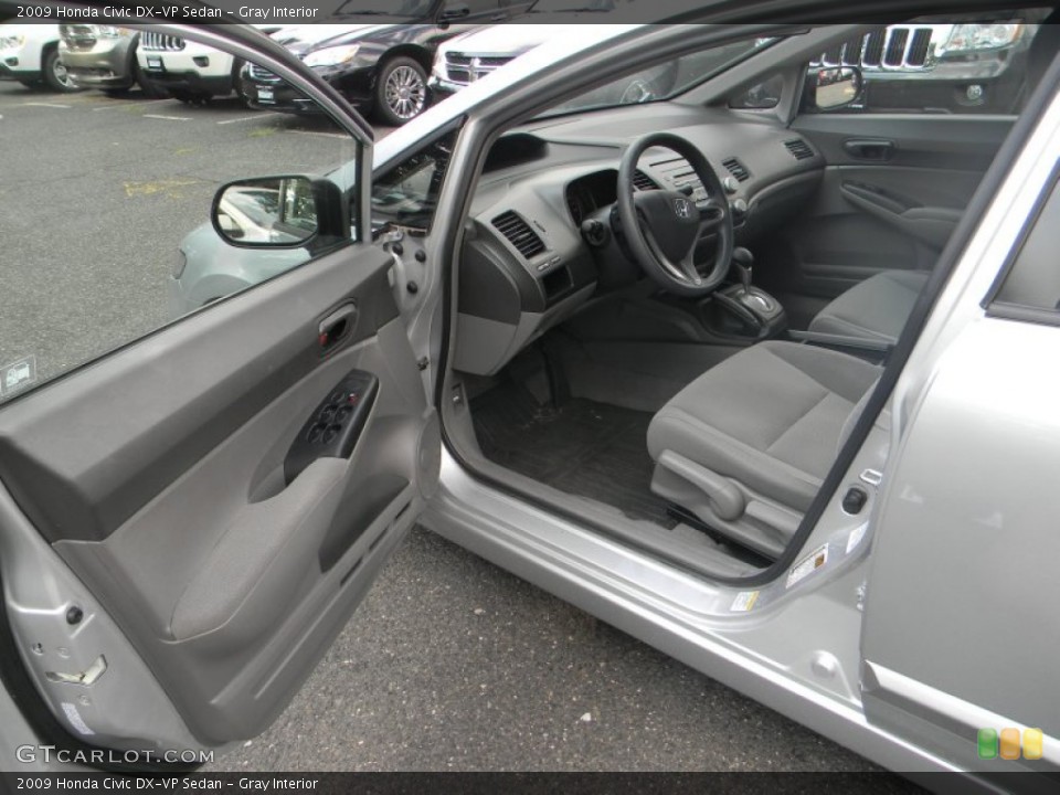 Gray Interior Photo for the 2009 Honda Civic DX-VP Sedan #52615589