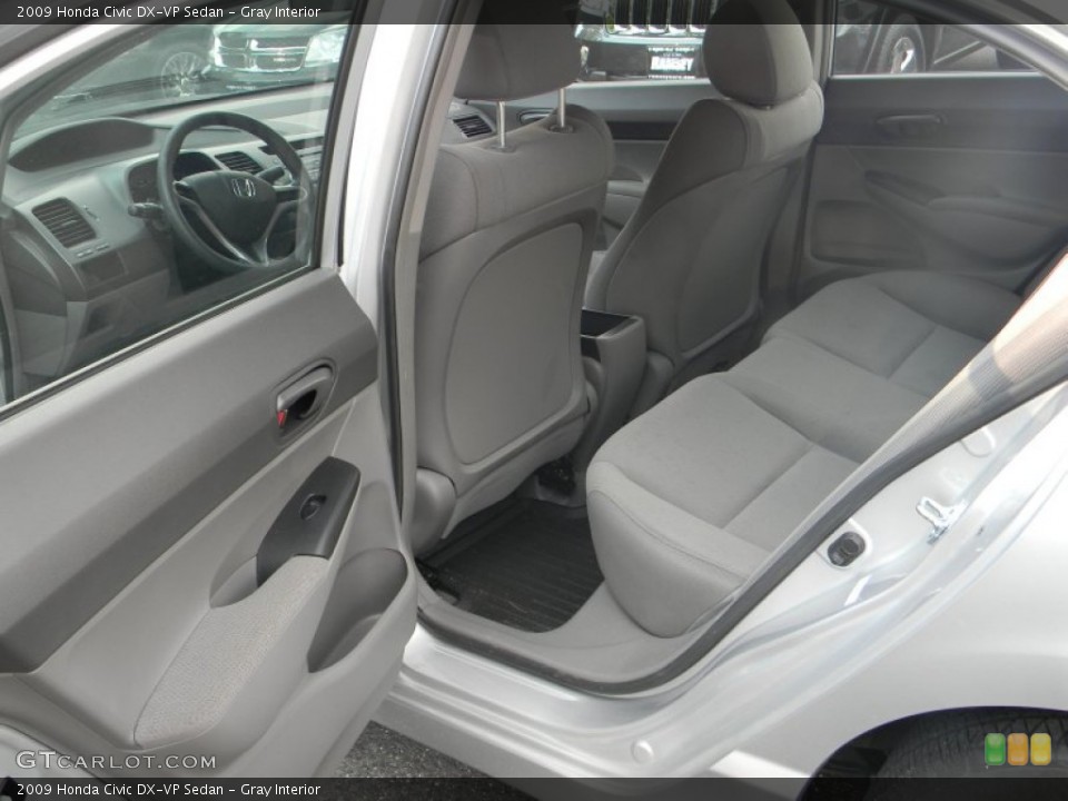 Gray Interior Photo for the 2009 Honda Civic DX-VP Sedan #52615604