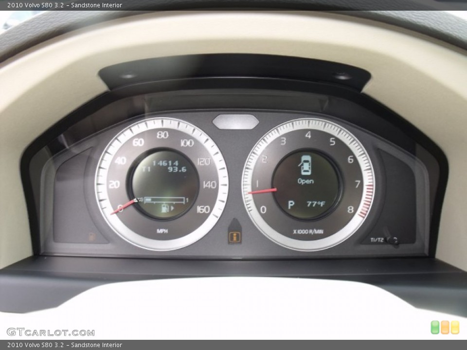 Sandstone Interior Gauges for the 2010 Volvo S80 3.2 #52616366