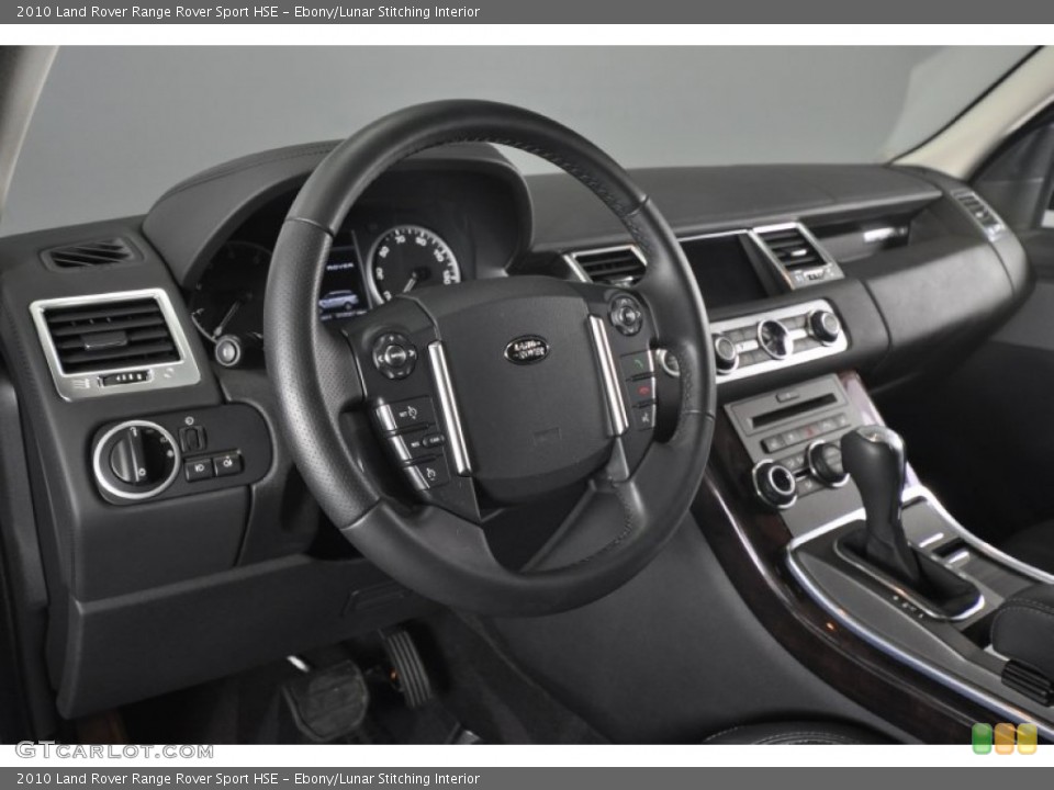 Ebony/Lunar Stitching Interior Photo for the 2010 Land Rover Range Rover Sport HSE #52616933