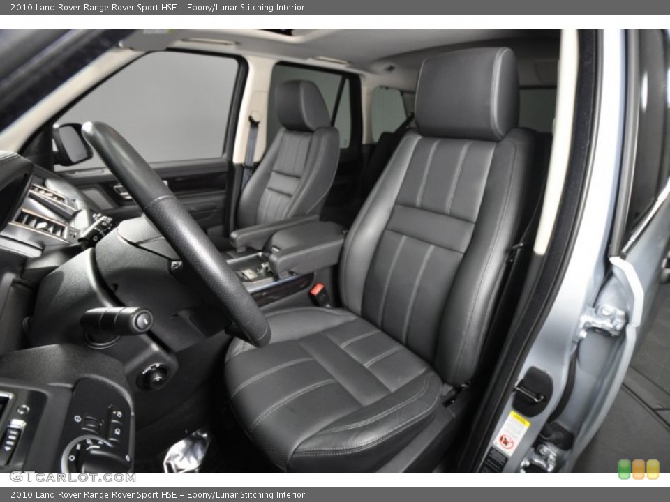 Ebony/Lunar Stitching Interior Photo for the 2010 Land Rover Range Rover Sport HSE #52616948