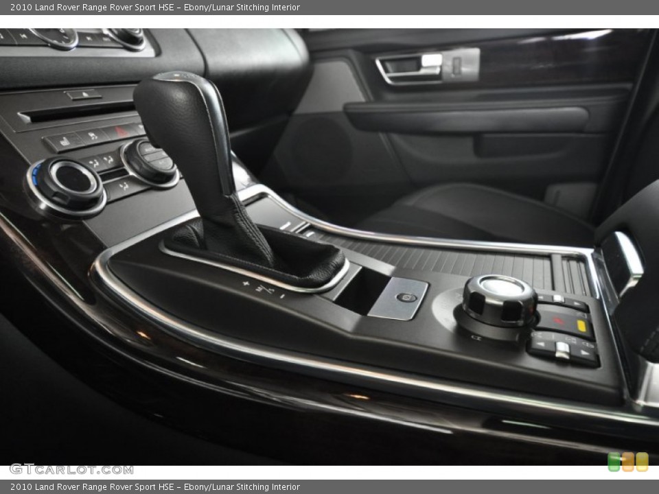 Ebony/Lunar Stitching Interior Transmission for the 2010 Land Rover Range Rover Sport HSE #52616975