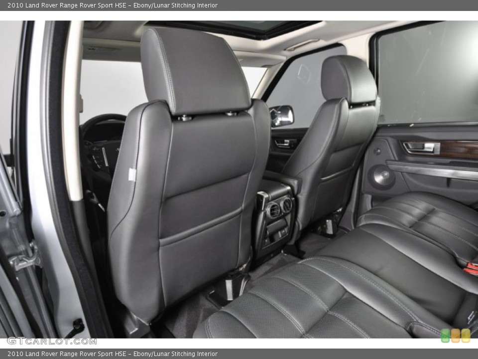 Ebony/Lunar Stitching Interior Photo for the 2010 Land Rover Range Rover Sport HSE #52617002