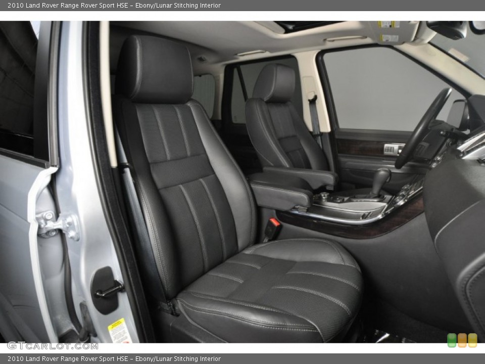 Ebony/Lunar Stitching Interior Photo for the 2010 Land Rover Range Rover Sport HSE #52617155