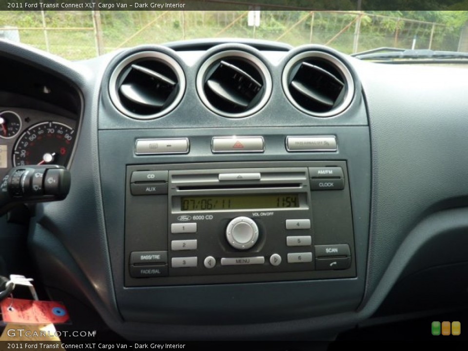 Dark Grey Interior Controls for the 2011 Ford Transit Connect XLT Cargo Van #52618034
