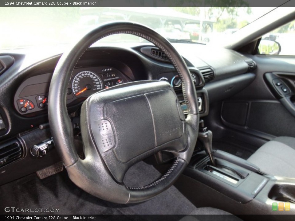 Black Interior Steering Wheel for the 1994 Chevrolet Camaro Z28 Coupe #52618826