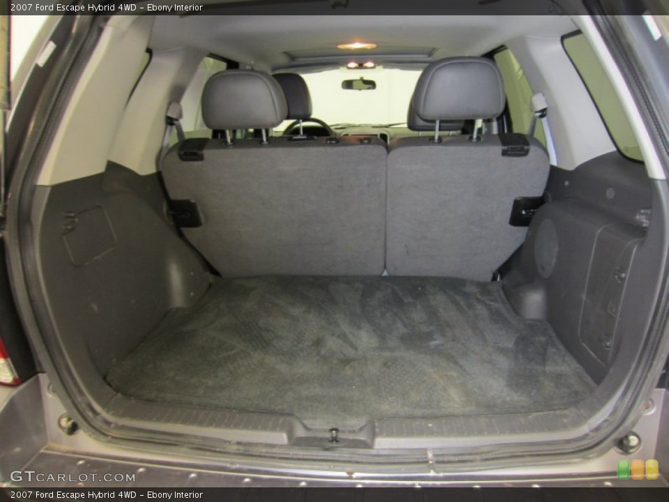 Ebony Interior Trunk for the 2007 Ford Escape Hybrid 4WD #52619189