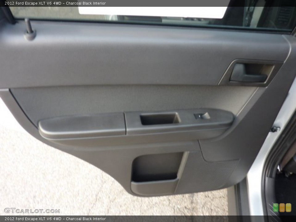Charcoal Black Interior Door Panel for the 2012 Ford Escape XLT V6 4WD #52619948