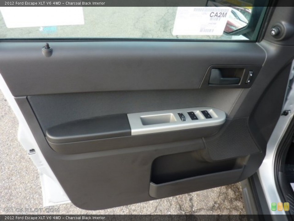 Charcoal Black Interior Door Panel for the 2012 Ford Escape XLT V6 4WD #52619963
