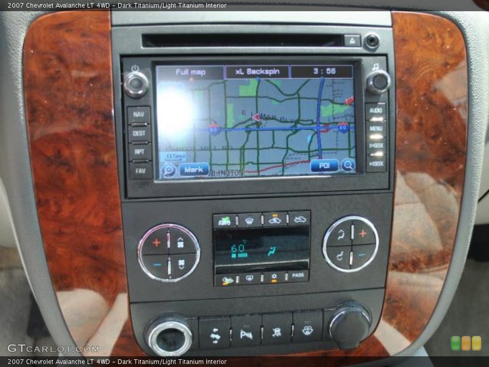 Dark Titanium/Light Titanium Interior Navigation for the 2007 Chevrolet Avalanche LT 4WD #52620557