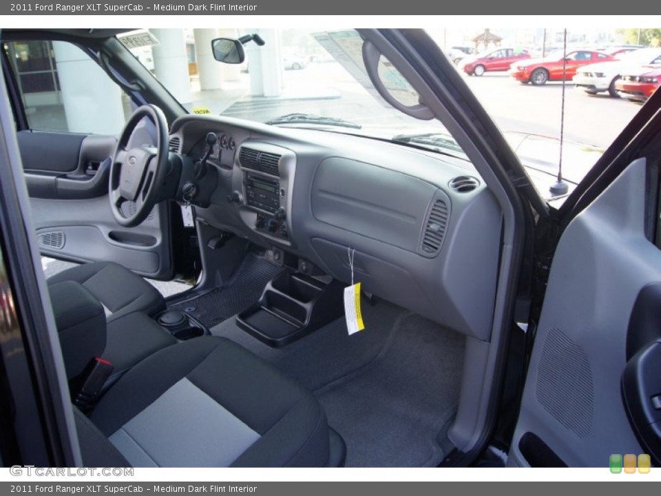 Medium Dark Flint Interior Dashboard for the 2011 Ford Ranger XLT SuperCab #52621628