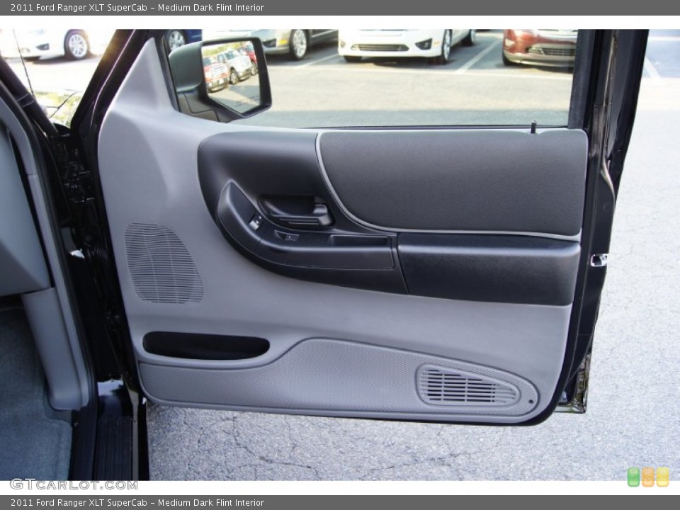 Medium Dark Flint Interior Door Panel for the 2011 Ford Ranger XLT SuperCab #52621643