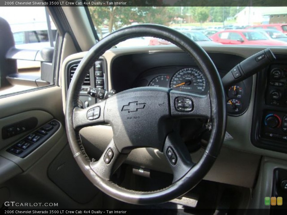 Tan Interior Steering Wheel for the 2006 Chevrolet Silverado 3500 LT Crew Cab 4x4 Dually #52623134