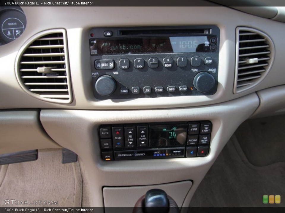 Rich Chestnut/Taupe Interior Controls for the 2004 Buick Regal LS #52623212