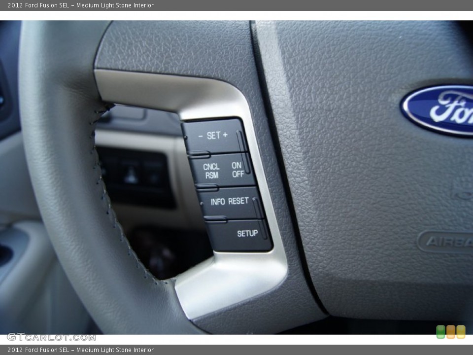 Medium Light Stone Interior Controls for the 2012 Ford Fusion SEL #52623890