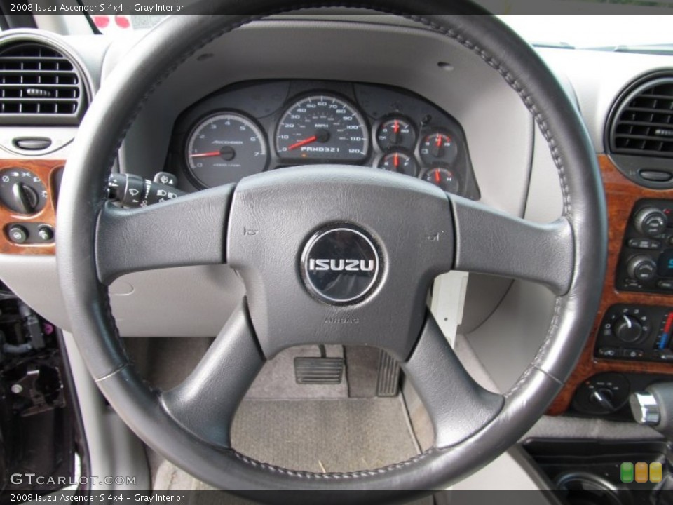 Gray Interior Steering Wheel for the 2008 Isuzu Ascender S 4x4 #52623953