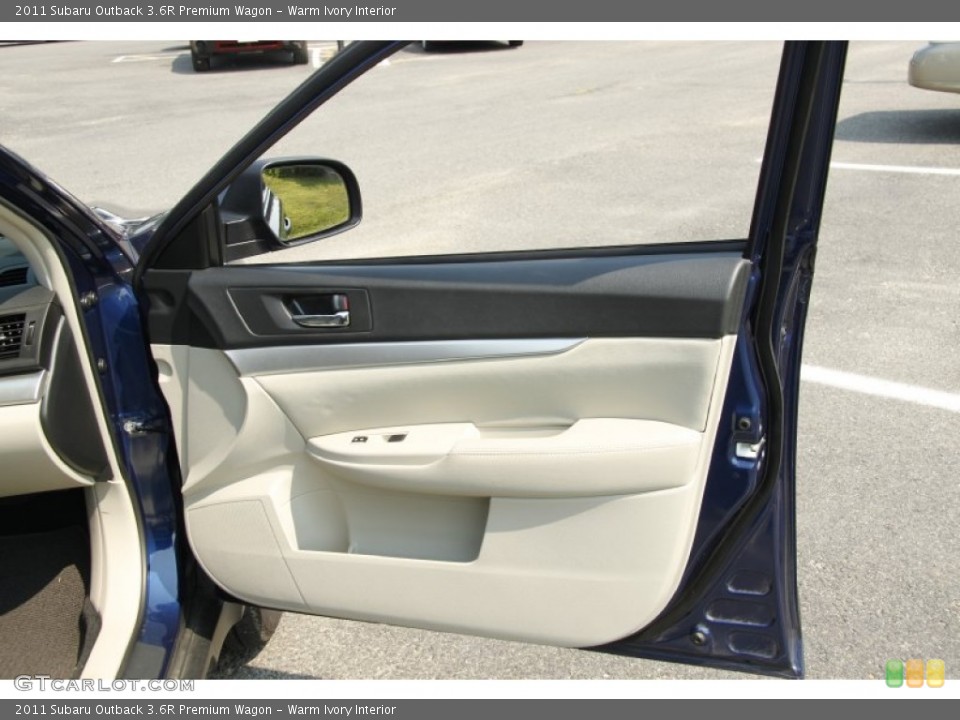 Warm Ivory Interior Door Panel for the 2011 Subaru Outback 3.6R Premium Wagon #52625804