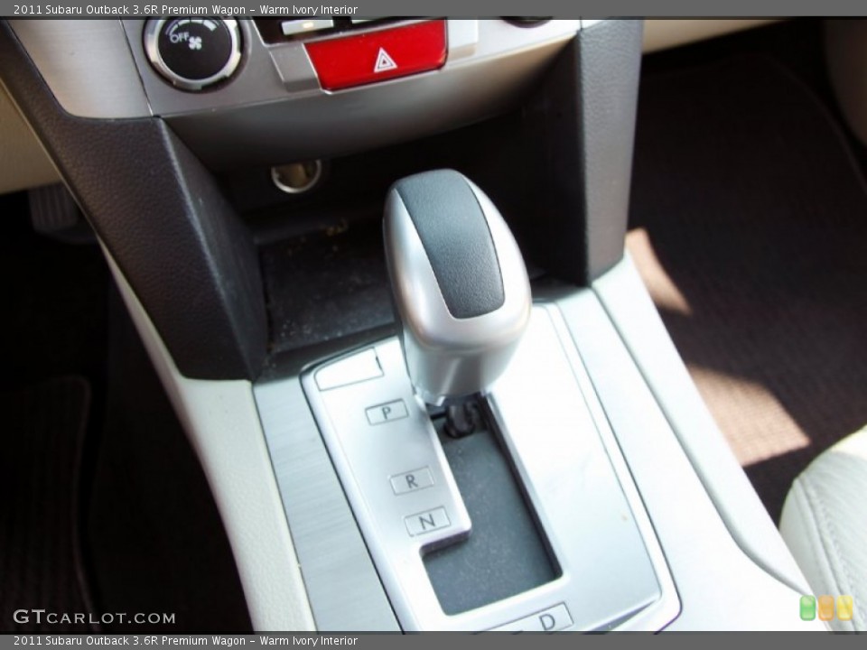 Warm Ivory Interior Transmission for the 2011 Subaru Outback 3.6R Premium Wagon #52625849