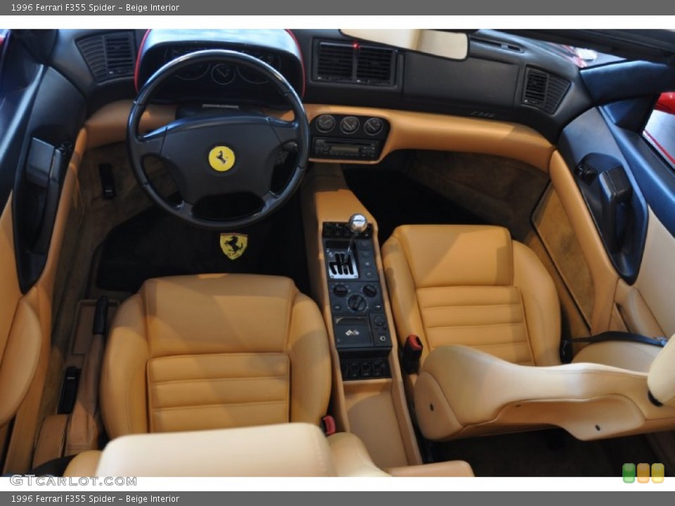 Beige Interior Photo for the 1996 Ferrari F355 Spider #52626677