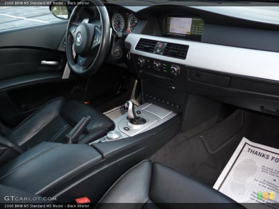 Black Interior Photo for the 2006 BMW M5  #52630688