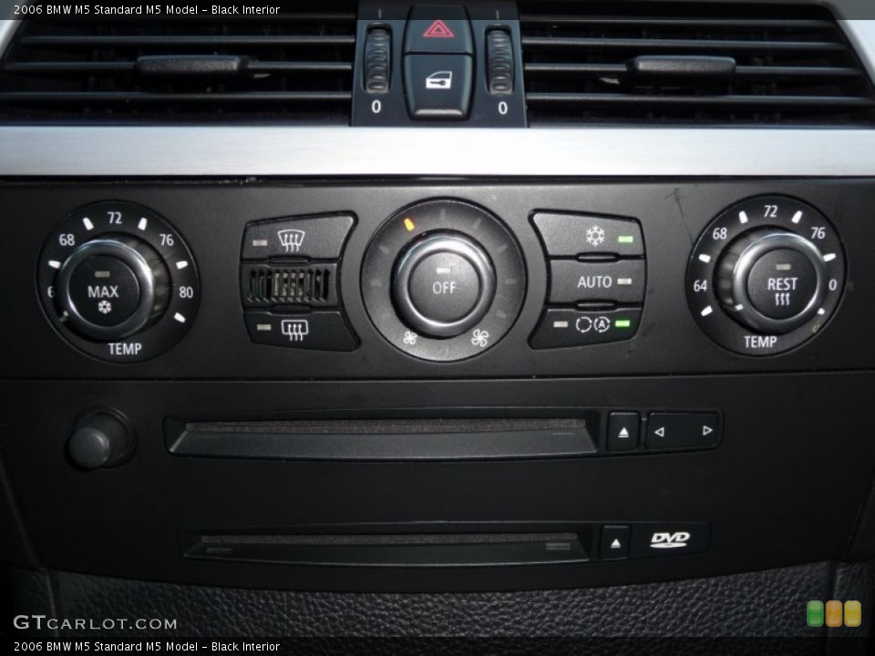 Black Interior Controls for the 2006 BMW M5  #52630775