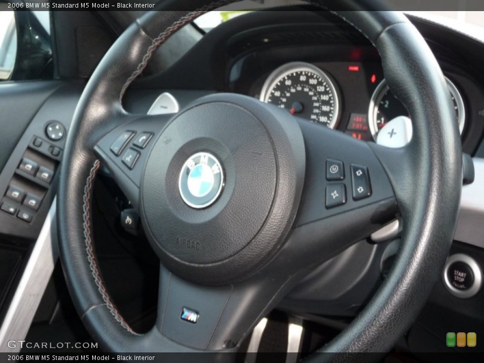 Black Interior Steering Wheel for the 2006 BMW M5  #52630799
