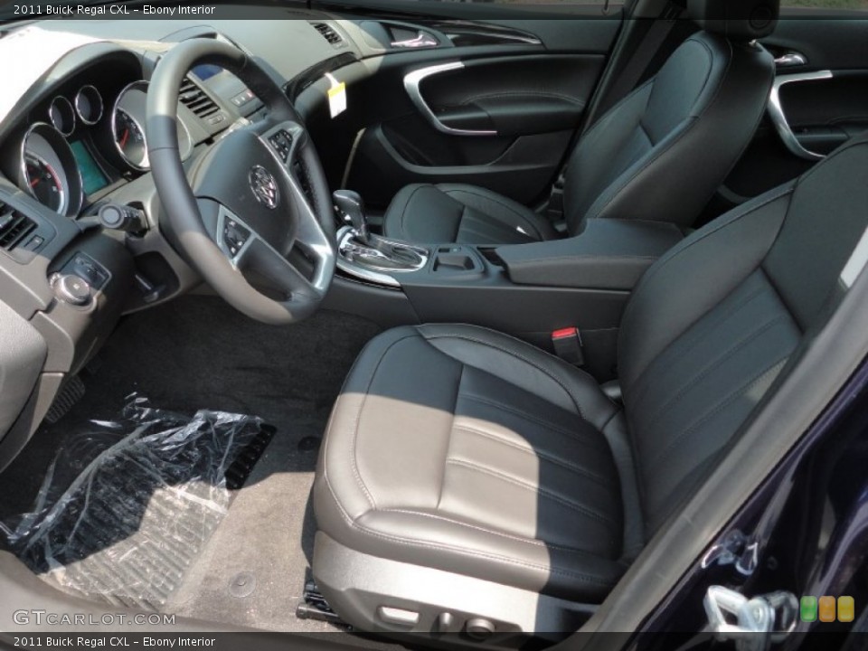 Ebony Interior Photo for the 2011 Buick Regal CXL #52631987