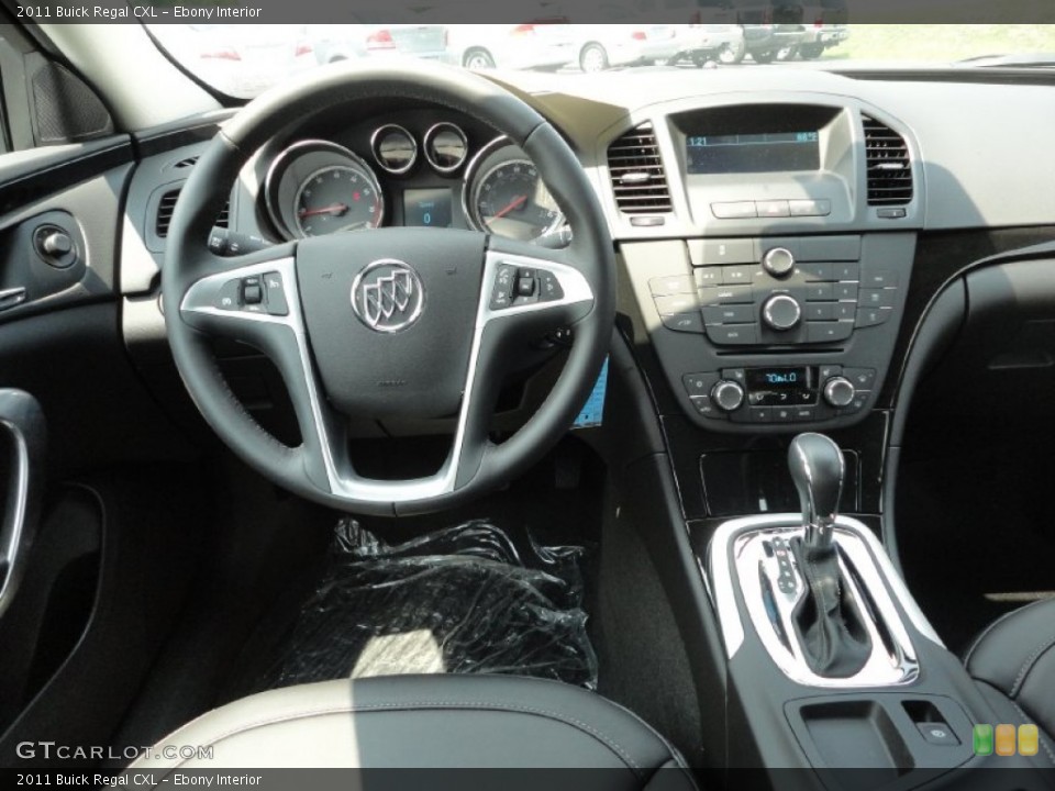 Ebony Interior Dashboard for the 2011 Buick Regal CXL #52632008
