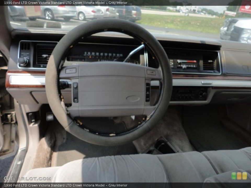 Grey Interior Dashboard for the 1990 Ford LTD Crown Victoria  #52632899
