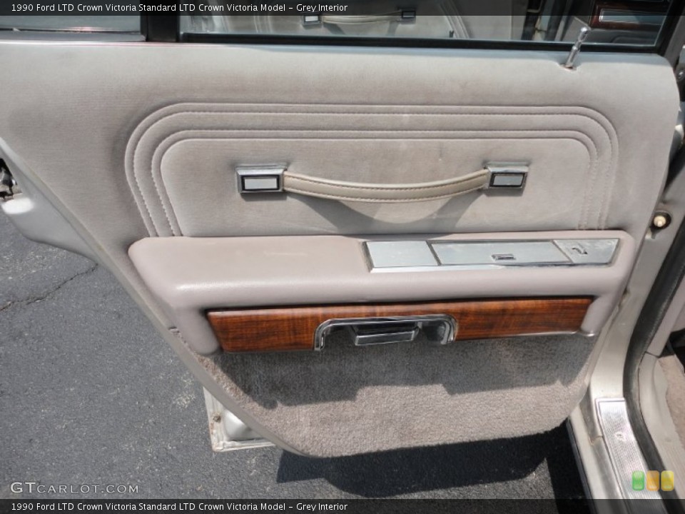 Grey Interior Door Panel for the 1990 Ford LTD Crown Victoria  #52632941