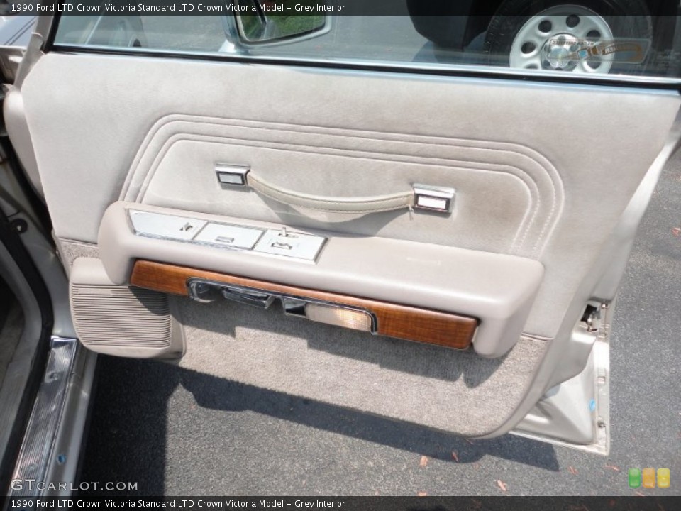 Grey Interior Door Panel for the 1990 Ford LTD Crown Victoria  #52632989