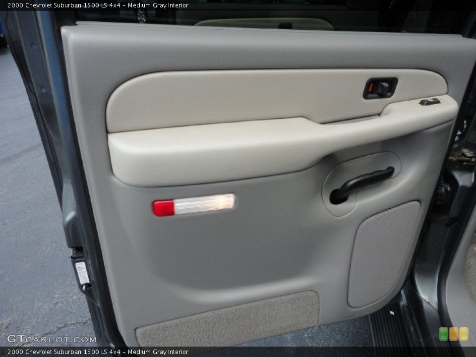 Medium Gray Interior Door Panel for the 2000 Chevrolet Suburban 1500 LS 4x4 #52633271