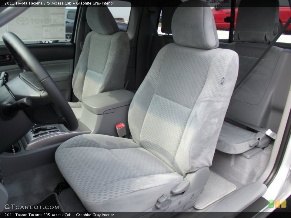 Graphite Gray Interior Photo for the 2011 Toyota Tacoma SR5 Access Cab #52633493