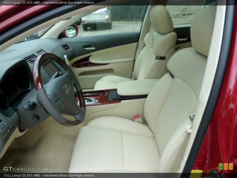 Parchment/Birds Eye Maple Interior Photo for the 2011 Lexus GS 350 AWD #52633814