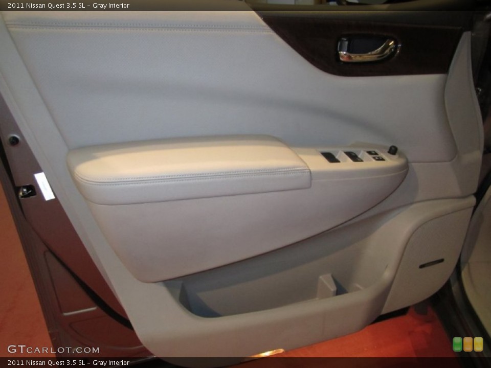 Gray Interior Door Panel for the 2011 Nissan Quest 3.5 SL #52636913