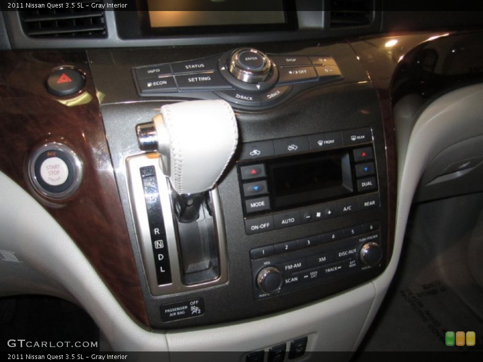 Gray Interior Dashboard for the 2011 Nissan Quest 3.5 SL #52636982