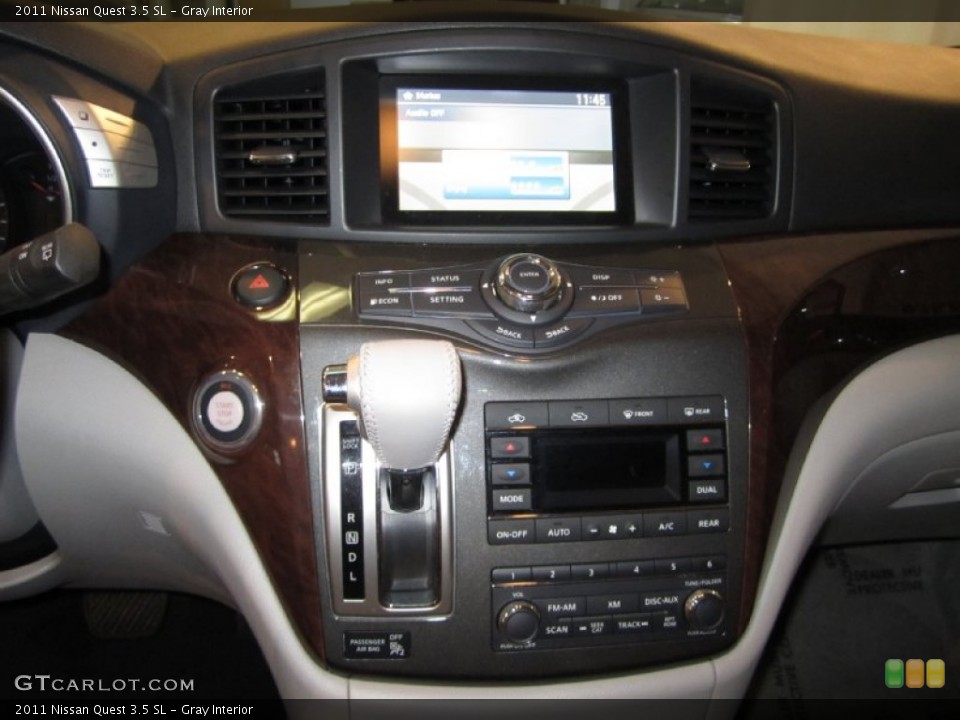 Gray Interior Dashboard for the 2011 Nissan Quest 3.5 SL #52637006