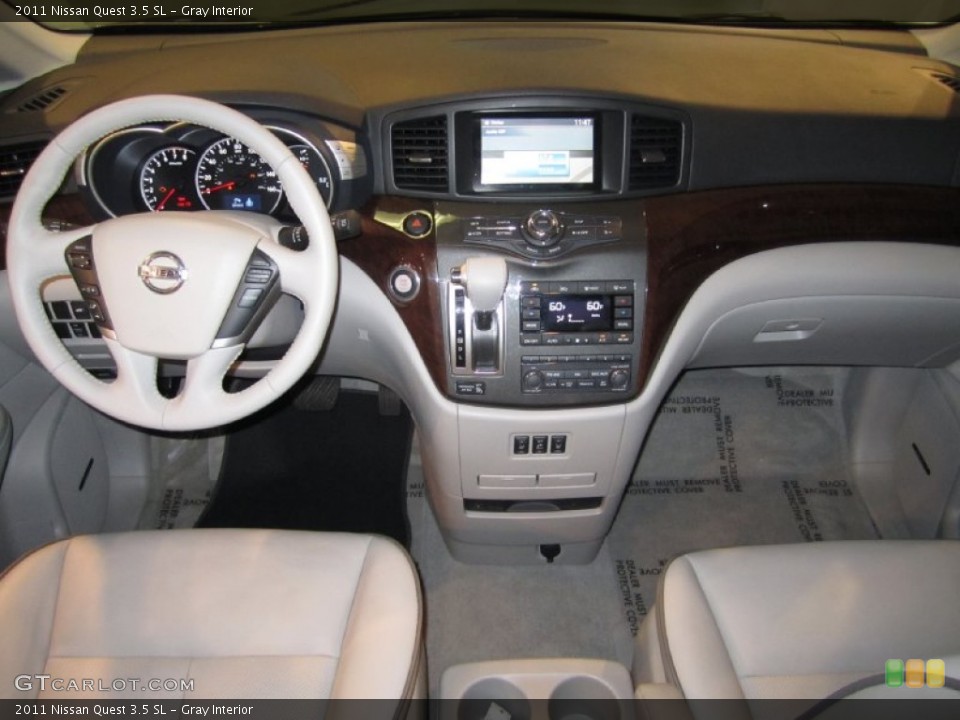 Gray Interior Dashboard for the 2011 Nissan Quest 3.5 SL #52637090