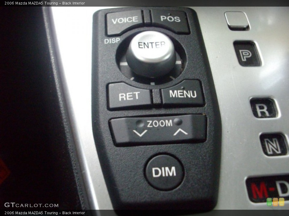 Black Interior Controls for the 2006 Mazda MAZDA5 Touring #52637339