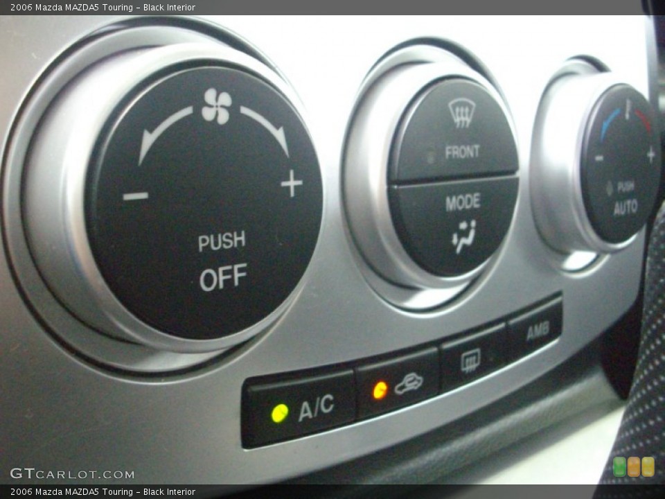 Black Interior Controls for the 2006 Mazda MAZDA5 Touring #52637369