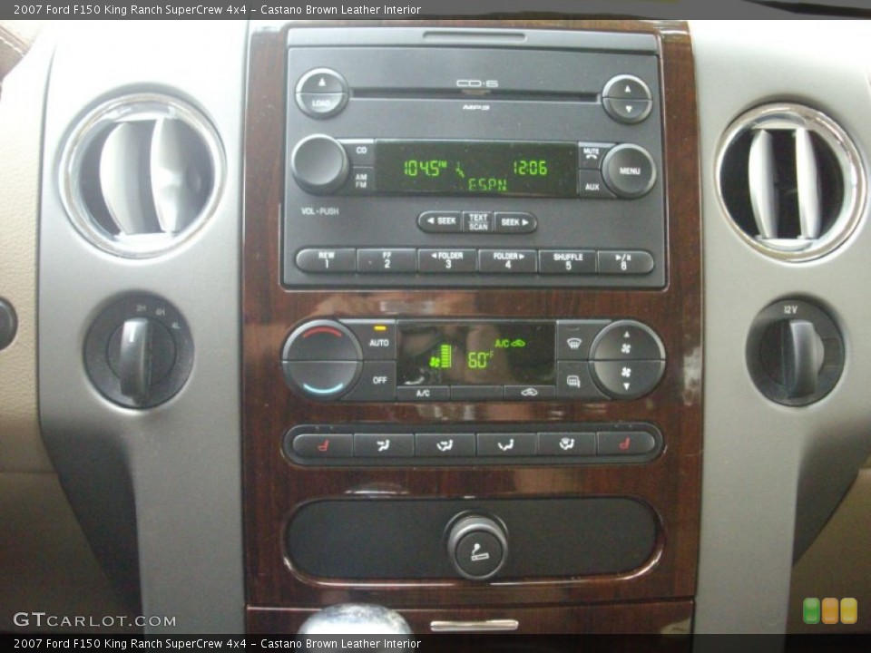Castano Brown Leather Interior Controls for the 2007 Ford F150 King Ranch SuperCrew 4x4 #52637696