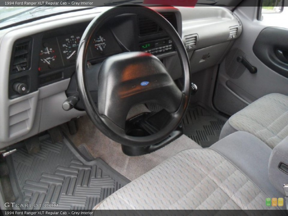 Grey Interior Prime Interior for the 1994 Ford Ranger XLT Regular Cab #52637858
