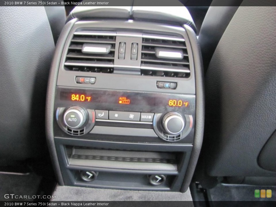 Black Nappa Leather Interior Controls for the 2010 BMW 7 Series 750i Sedan #52639583