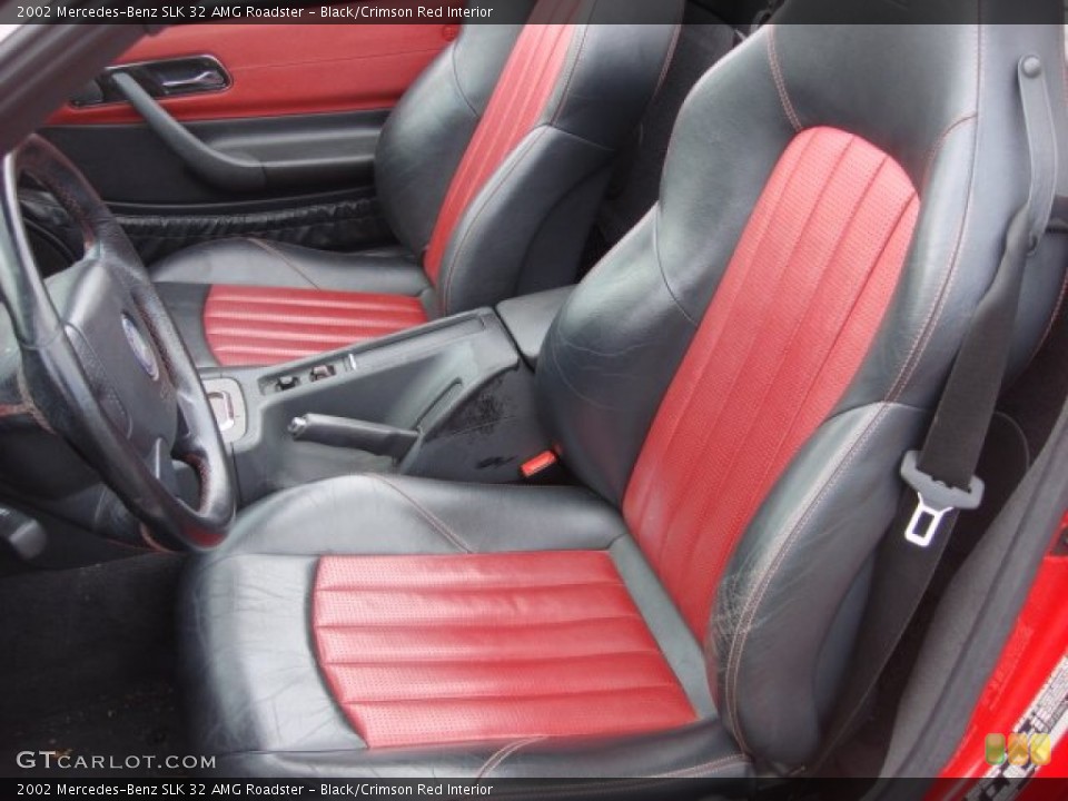 Black/Crimson Red Interior Photo for the 2002 Mercedes-Benz SLK 32 AMG Roadster #52640087
