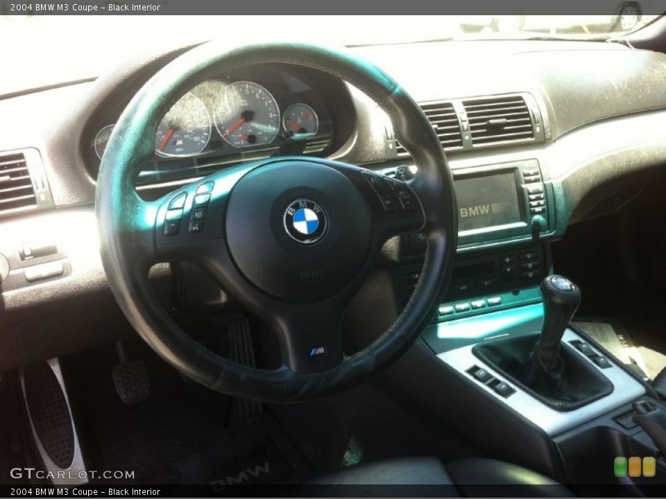 Black Interior Dashboard for the 2004 BMW M3 Coupe #52640336
