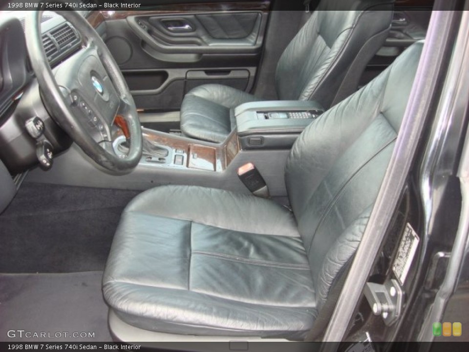 Black Interior Photo for the 1998 BMW 7 Series 740i Sedan #52640693