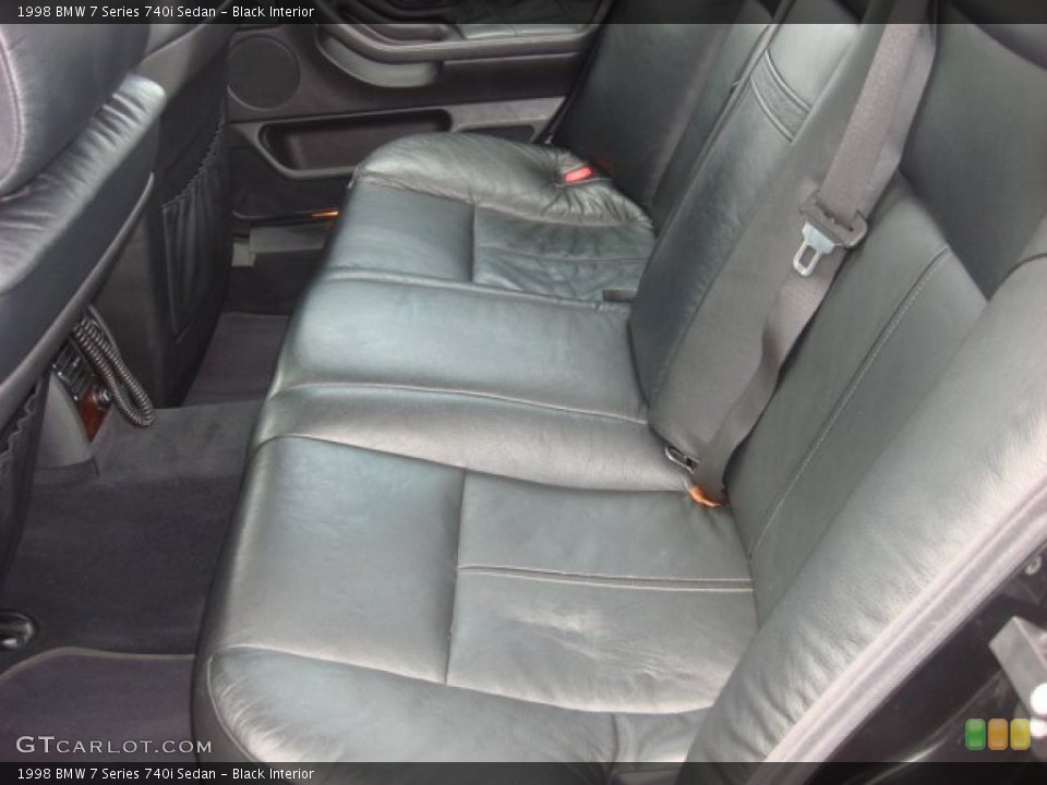 Black Interior Photo for the 1998 BMW 7 Series 740i Sedan #52640711